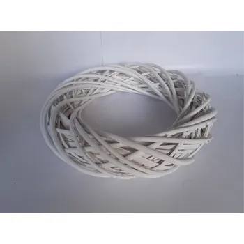 Věnec Fauna Hradil Věnec proutěný bílý 25cm