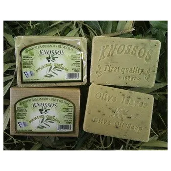 Mýdlo kator ŘECKÉ OLIVOVÉ MÝDLO S OLIVOVÝMI LISTY 100GR