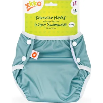 Dětská móda Jednovelikostní kojenecké plavky XKKO - Granite Green, Kikko
