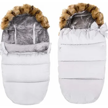 Fusak Zimní fusak s kožíškem 4v1 SPRINGOS PRESTIGE bílý