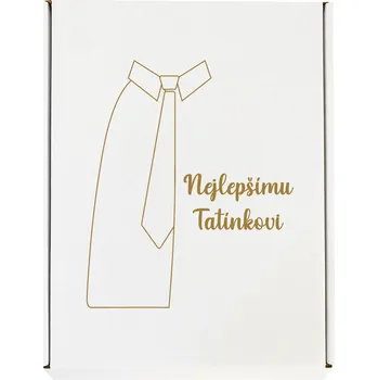 Dárková krabička Dárkové balení s gravírováním NEJLEPŠÍMU TATÍNKOVI Text: Vlastní text, Velikost krabičky: A4