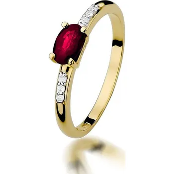 Hodinky Prsten Bonore - Zlato 585 - Rubín 0-6 Ct 95430