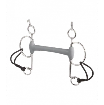Udidlo pro koně Udidlo pelham BERIS Long nelomené 18mm 120 mm soft