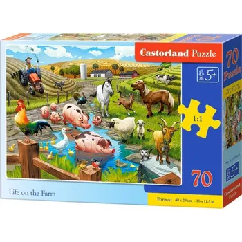 Dětské zboží Puzzle Castorland 70 dílků premium - Život na farmě