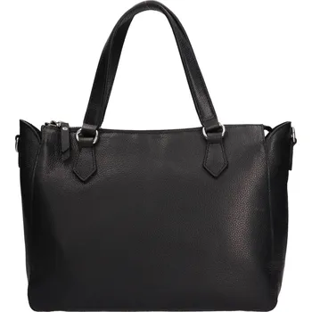 Kabelka Elegantní dámská kožená kabelka Katana Charlie - černá