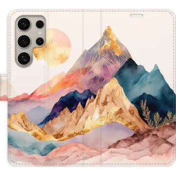 Pouzdro na mobilní telefon Flipové pouzdro iSaprio - Beautiful Mountains - Samsung Galaxy S24 Ultra