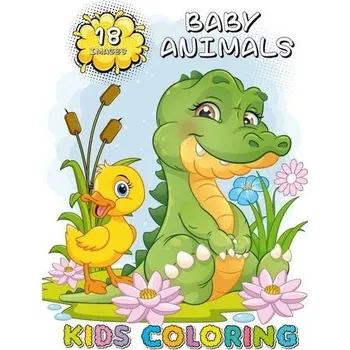 Set školních potřeb Kolorowanka A4 18 obrazków Małe zwierzątka