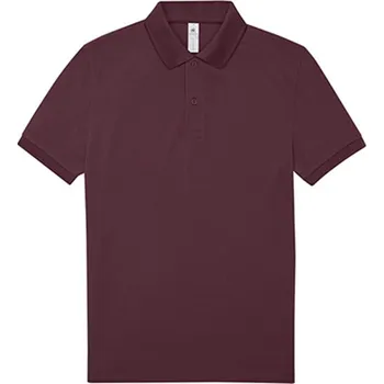 Pánské tričko B&amp;C Unisex polo triko PU424 Burgundy XL