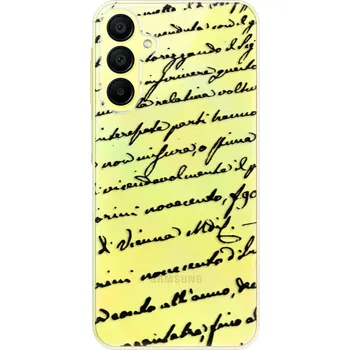 Pouzdro na mobilní telefon Odolné silikonové pouzdro iSaprio - Handwriting 01 - black - Samsung Galaxy A15 / A15 5G