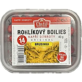 CHYTIL rohlíkové boilies 14mm, 32g Brusinka