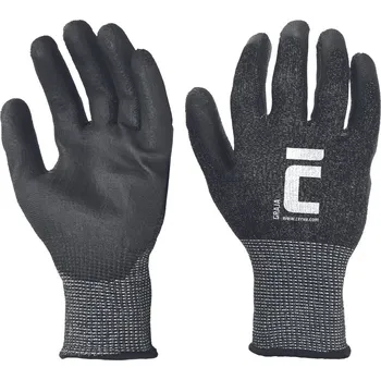 Pracovní rukavice Cerva GRAJA BLACK Pracovní protiřezné rukavice 12 párů 07 0113012460070