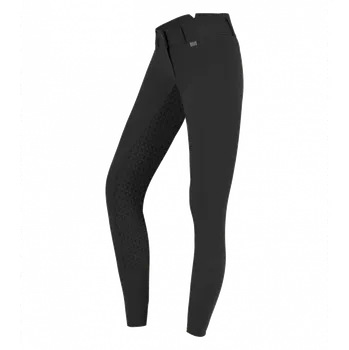 Jezdecké kalhoty Dámské/ dívčí jezdecké rajtky ELT Micro Sport Silicone High Waist bílá D36