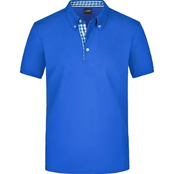 Pánské tričko James Nicholson Pánské piqué polo button-down JN 964