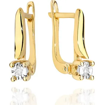 Hodinky Náušnice Bonore - Zlato 585 - Diamant 0-01 ct 128658