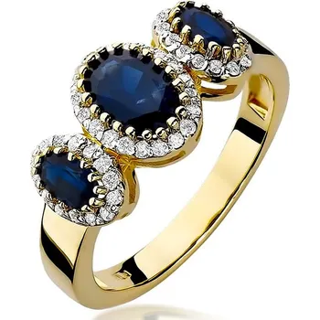 Hodinky Prsten Bonore - Zlato 585 - Safír 0-9 Ct 97495