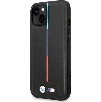 Pouzdro na mobilní telefon BMW M Tricolor Stripe Zadní Kryt pro iPhone 14 Plus Black BMW prémiový ochranný kryt telefonu vyrobený z kombinace kvalitních a odolných materiálů, které perfektně chrání Váš telefon.