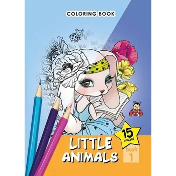 Set školních potřeb Kolorowanka A5 15 obrazków Małe zwierzątka 1