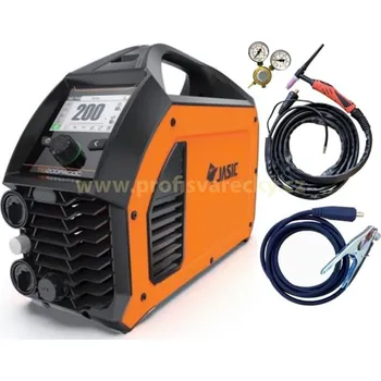 Svářečka Jasic Set 1 Jasic TIG 200P AC/DC LCD E2S13 + hořák TIG a zem. ka