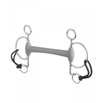 Udidlo pro koně Udidlo pelham BERIS Short oliva nelomené 18mm soft 140 mm