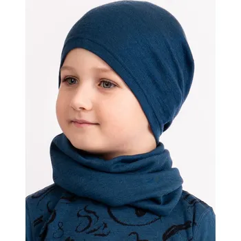 Dětský merino nákrčník Basic, Petrolejová Velikost: Dětská