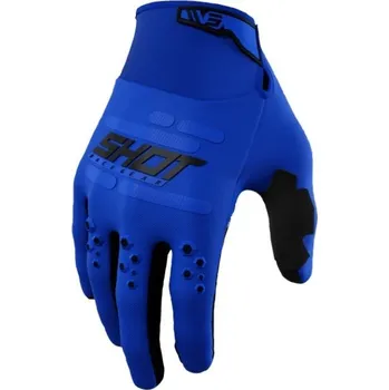 Moto rukavice Motokrosové rukavice Shot Vision modré 10