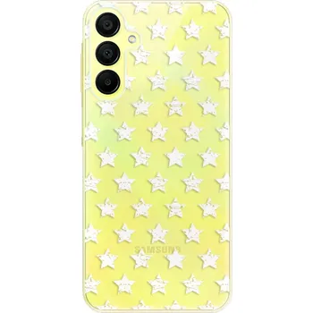 Pouzdro na mobilní telefon Odolné silikonové pouzdro iSaprio - Stars Pattern - white - Samsung Galaxy A15 / A15 5G