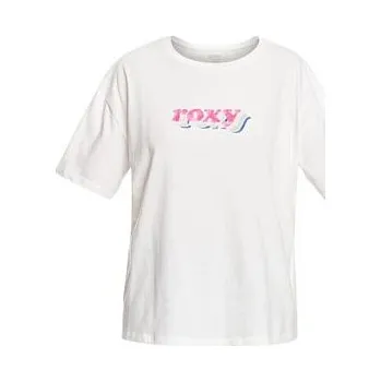 Dámské tričko Roxy dámské tričko Sand Under The Sky Snow White | Bílá | Velikost XL | 100% bavlna