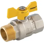 Novaservis Plynový kulový kohout ŠM - motýlek 3/4" KGMS21