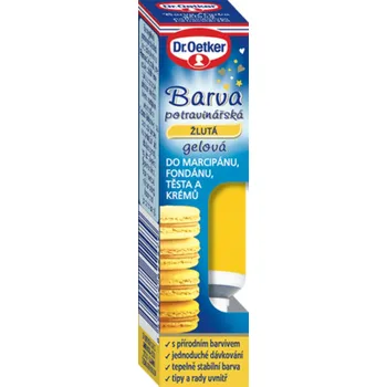 Potravinářské barvivo Dr. Oetker Gelová potravinářská barva 10 g