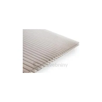 Polykarbonátová deska Polykarbonátová komůrková deska 10 mm 6000 x 1050 mm bronz | cena za m2