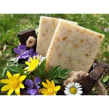 Mýdlo Přírodní olivové mýdlo konopí+rakytník 100 g