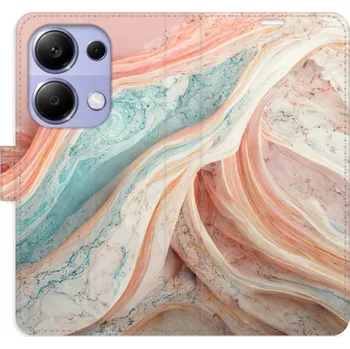 Pouzdro na mobilní telefon Flipové pouzdro iSaprio - Colour Marble - Xiaomi Redmi Note 13 Pro