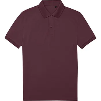 Pánské tričko B&amp;C Unisex polo triko PU428 Burgundy XL