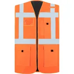 Korntex Wismar Multifunkční reflexní pracovní vesta KX165 Signal Orange L