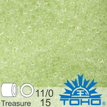 Dětské navlékací korálky Korálky TOHO tvar TREASURE (válcové). Velikost 11/0. Barva č. 15-Citrus Spritz . Balení 5g.