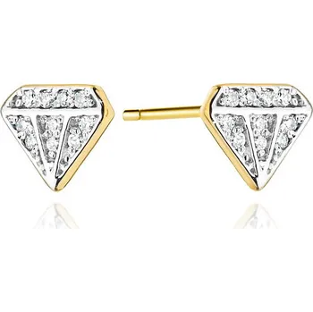 Hodinky Náušnice Bonore - Zlato 585 - Diamant 128691