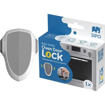 Dětský bezpečnostní prvek SIPO Baby Safety Oven Door Lock bílá/šedá