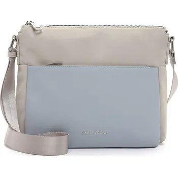 Kabelka Dámská crossbody kabelka Emily & Noah Kalice - šedo-modrá