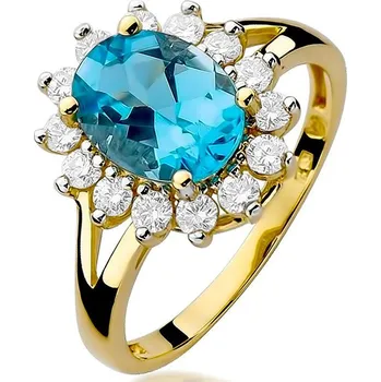 Hodinky Prsten Bonore - Zlato 585 - Topaz 1-7 Ct 100675