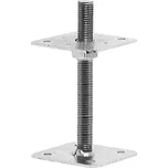 LEVIOR Patka sloupku stavitelná 150x150mm M24x250mm ZN