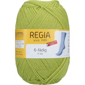 Příze Regia 6-ply 1056 Limetková (Ponožková příze Regia 6-ply 1056 Limetková)