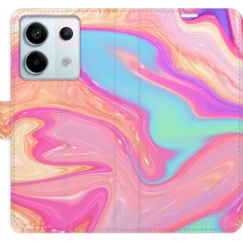 Pouzdro na mobilní telefon Flipové pouzdro iSaprio - Abstract Paint 07 - Xiaomi Redmi Note 13 Pro+ 5G