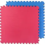 TRUESTEEL Tatami puzzle - měkká 3 cm - červeno/modrá