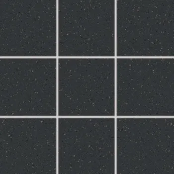 Obklad Compila Coal - dlaždice rektifikovaná 9,8x9,8 hnědočerná DAK11871