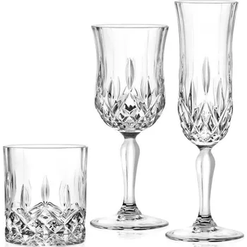 Sklenice RCR OPERA SADA SKLENIC NA VÍNO, ŠAMPAŇSKÉ A WHISKY 18 KS