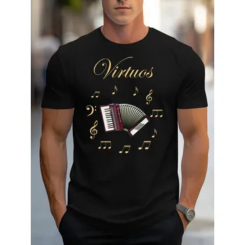 Pánské tričko STRIKER Pánské tričko virtuos akordeon Velikost: M