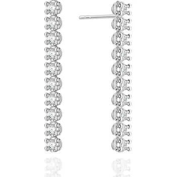 Hodinky Náušnice Bonore - Bílé Zlato 585 - Diamant 128791