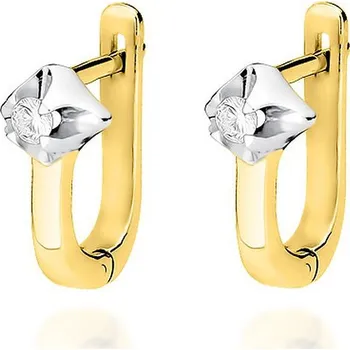 Hodinky Náušnice Bonore - Zlato 585 - Diamant 0-09 ct 128669
