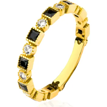 Hodinky Prsten Bonore - Zlato 585 - Kubický Zirkon 137177