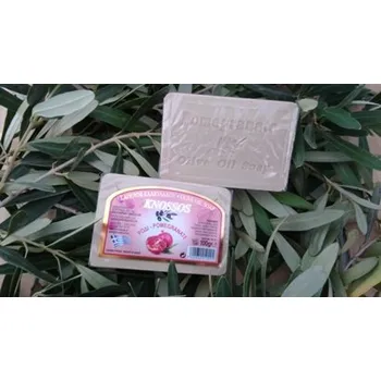 Mýdlo kator ŘECKÉ OLIVOVÉ MÝDLO S VŮNÍ GRANÁTOVÉHO JABLKA 100GR